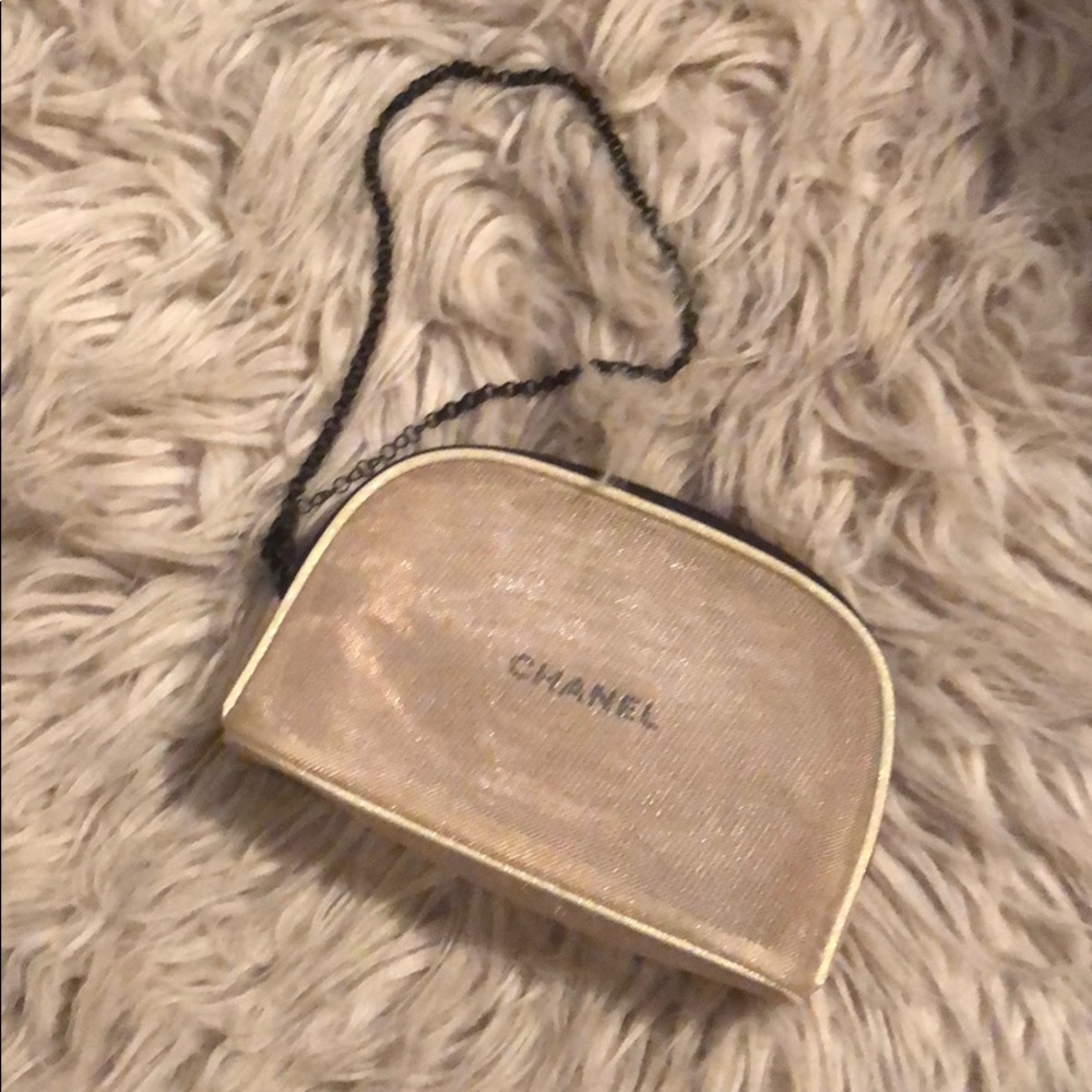 Chanel makeup bag